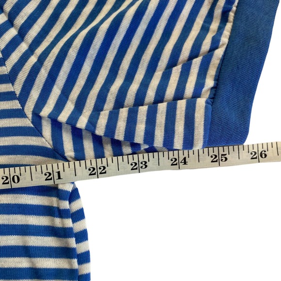 Vintage Boston Harbour Sportswear Polo Striped Blue & White Size XL NOS - Picture 8 of 9